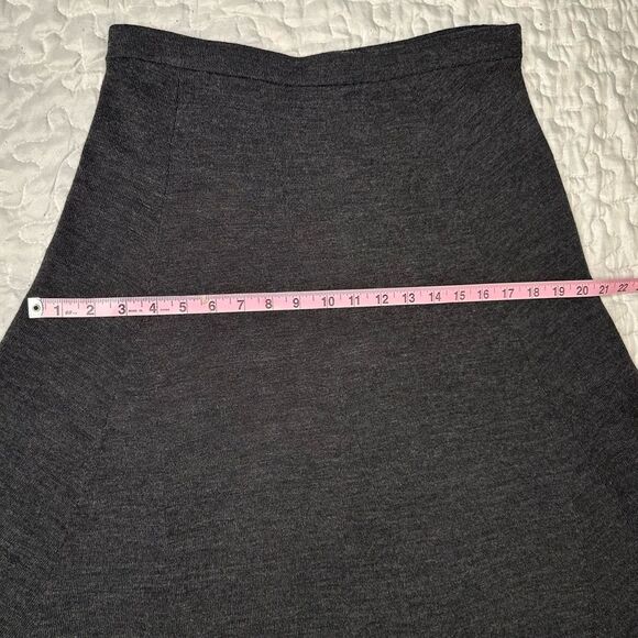 Eileen Fisher Petite Merino Wool Midi Skirt NWT | A-Line Capsule Wardrobe Medium - Picture 8 of 10